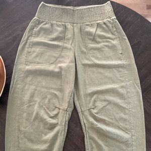 Pilcro Olive Green Trousers